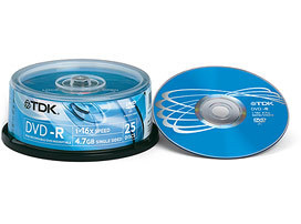 TDK DVD-R47CBED25 Foto 1